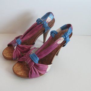 Gianni Bini  Mohegan 431 Size 8 M Shoes High Heels Open Sandal Dressy